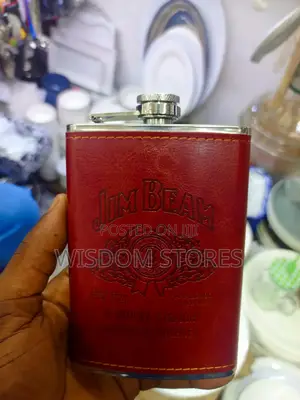 Jim Beam Branded Hip Flask.