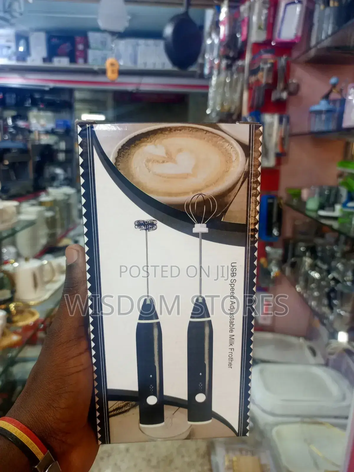 Adjustable Milk Frother.
