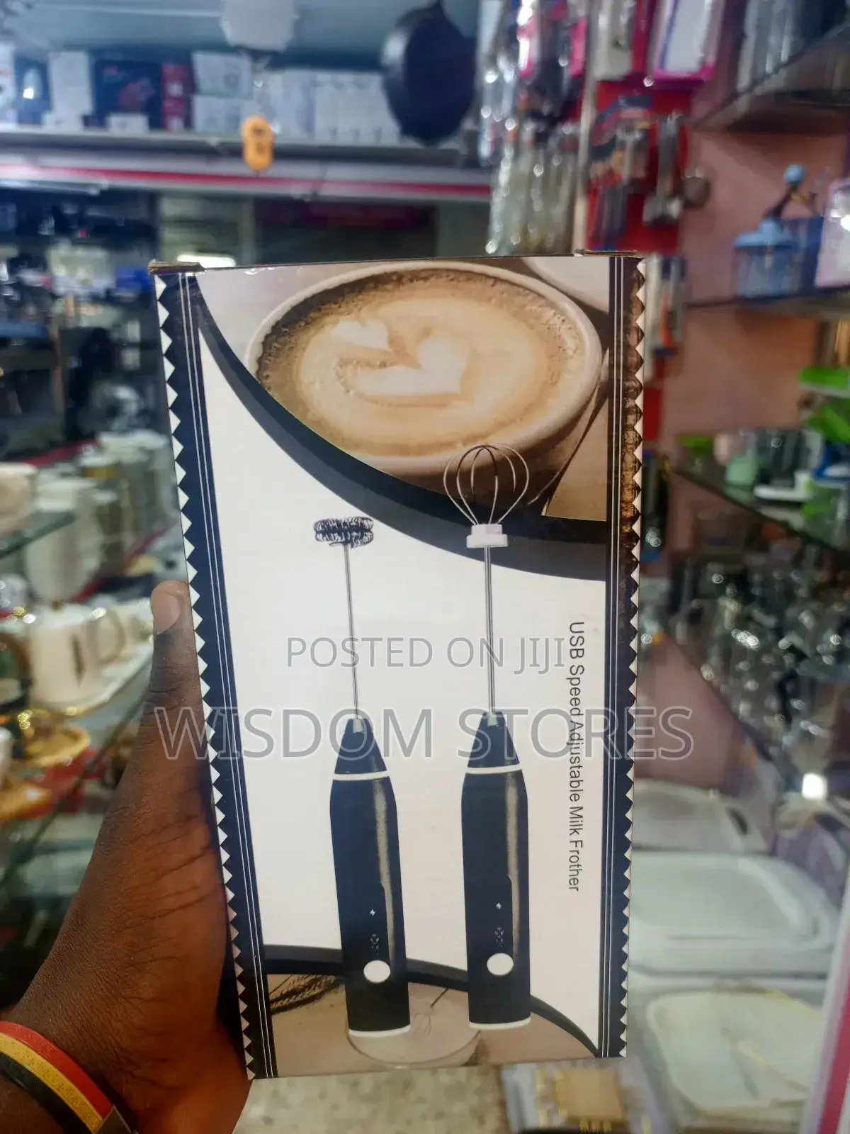 Adjustable Milk Frother.