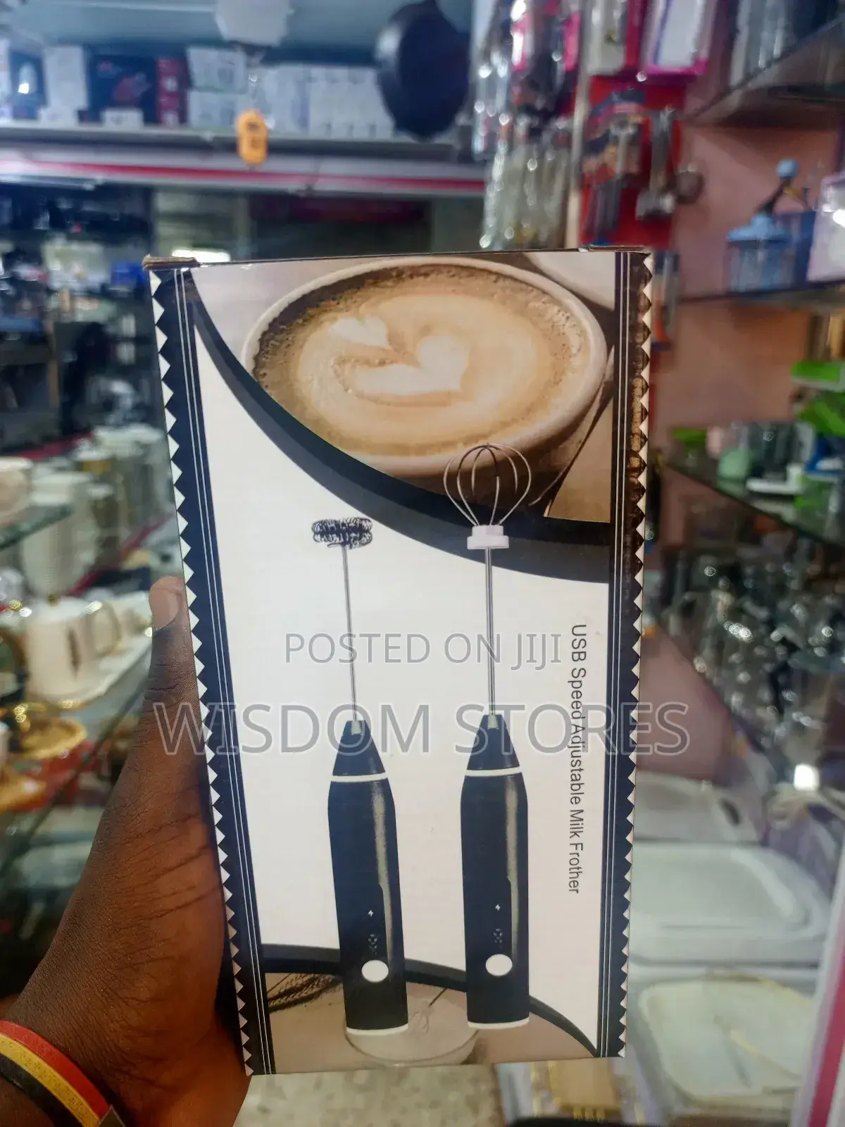 Adjustable Milk Frother.
