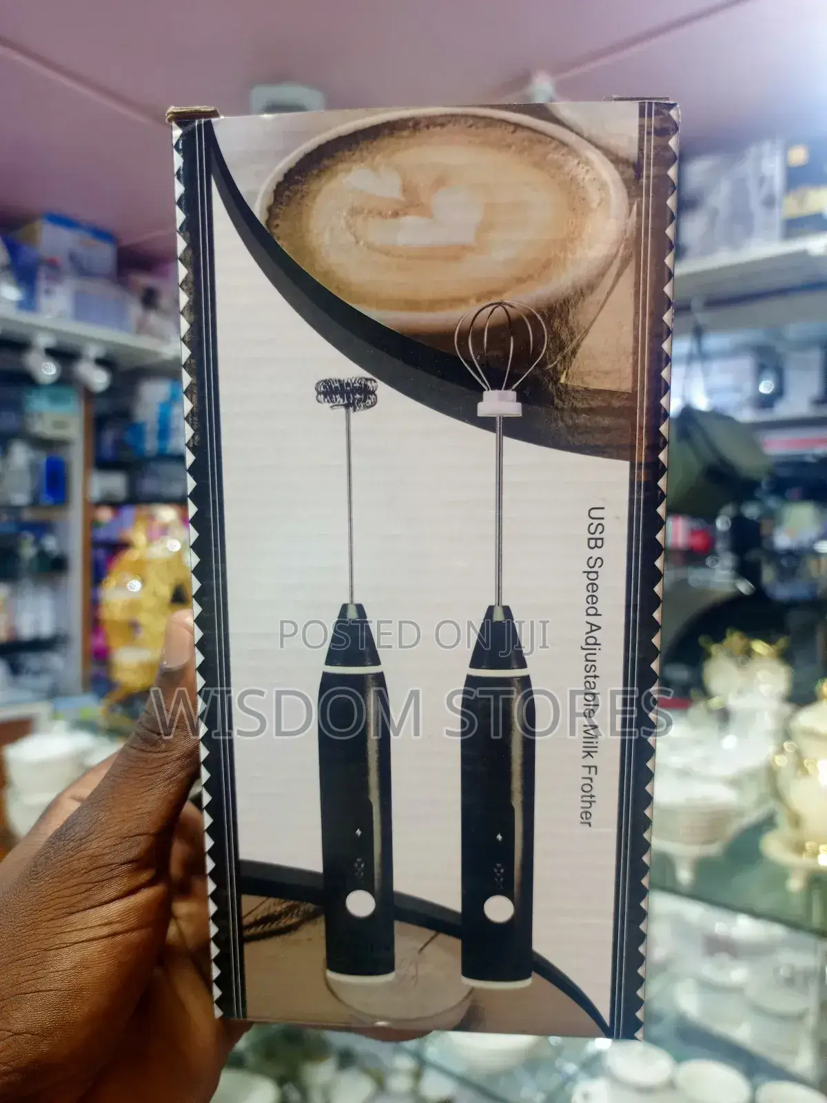Adjustable Milk Frother.