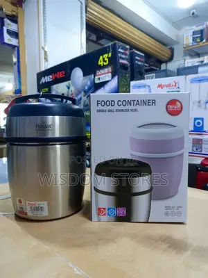 Double Wall Stainless Steel Food Container.