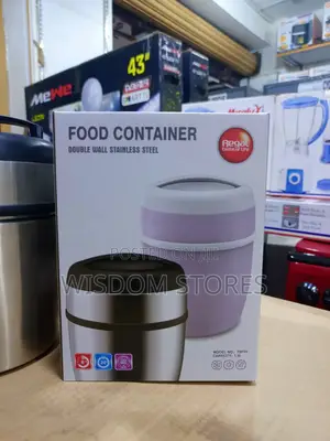 Double Wall Stainless Steel Food Container.