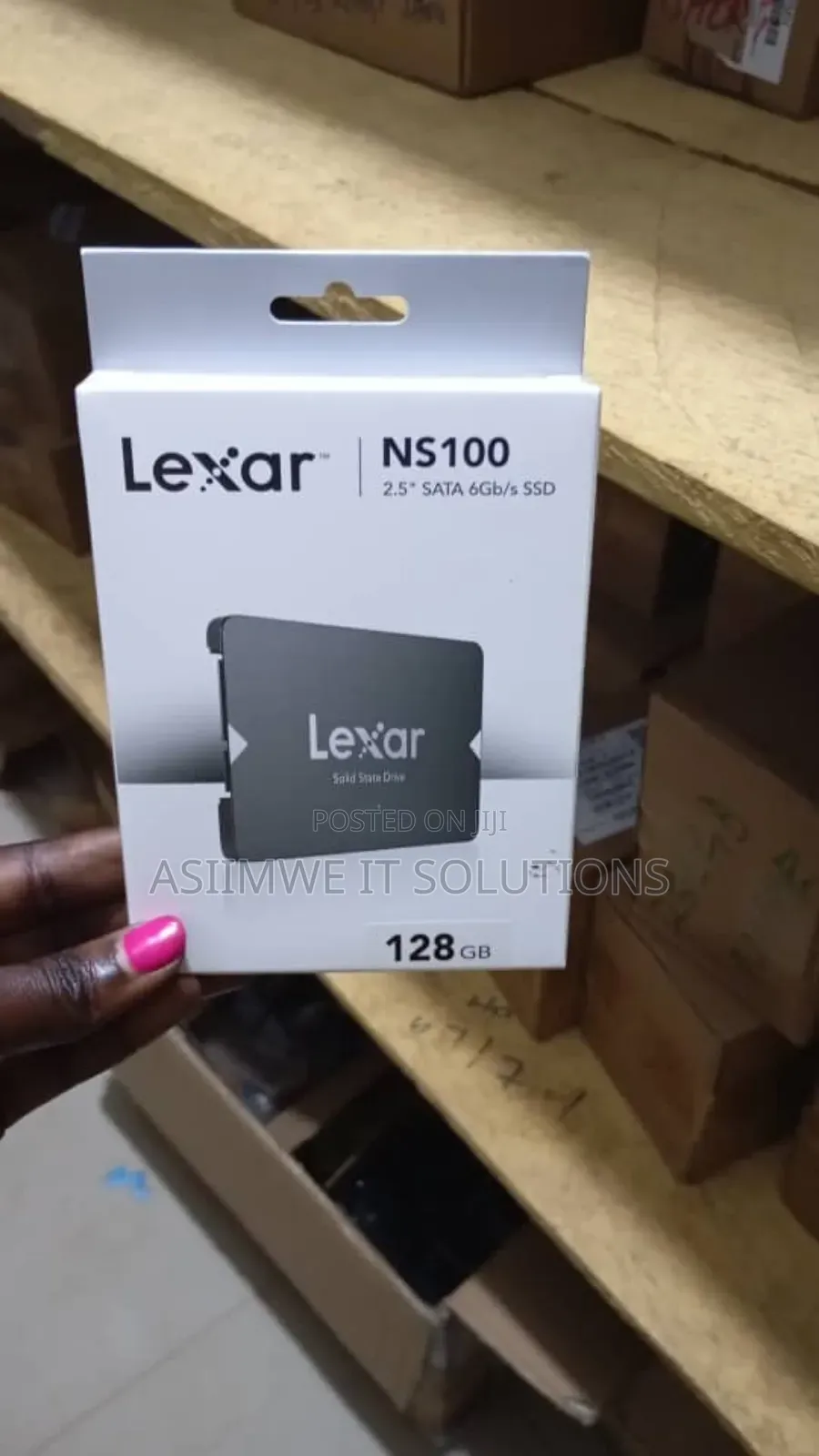 Lexar Ns100 128gb 2.5" Sata 6gb/S SSD (Solid State Drive).