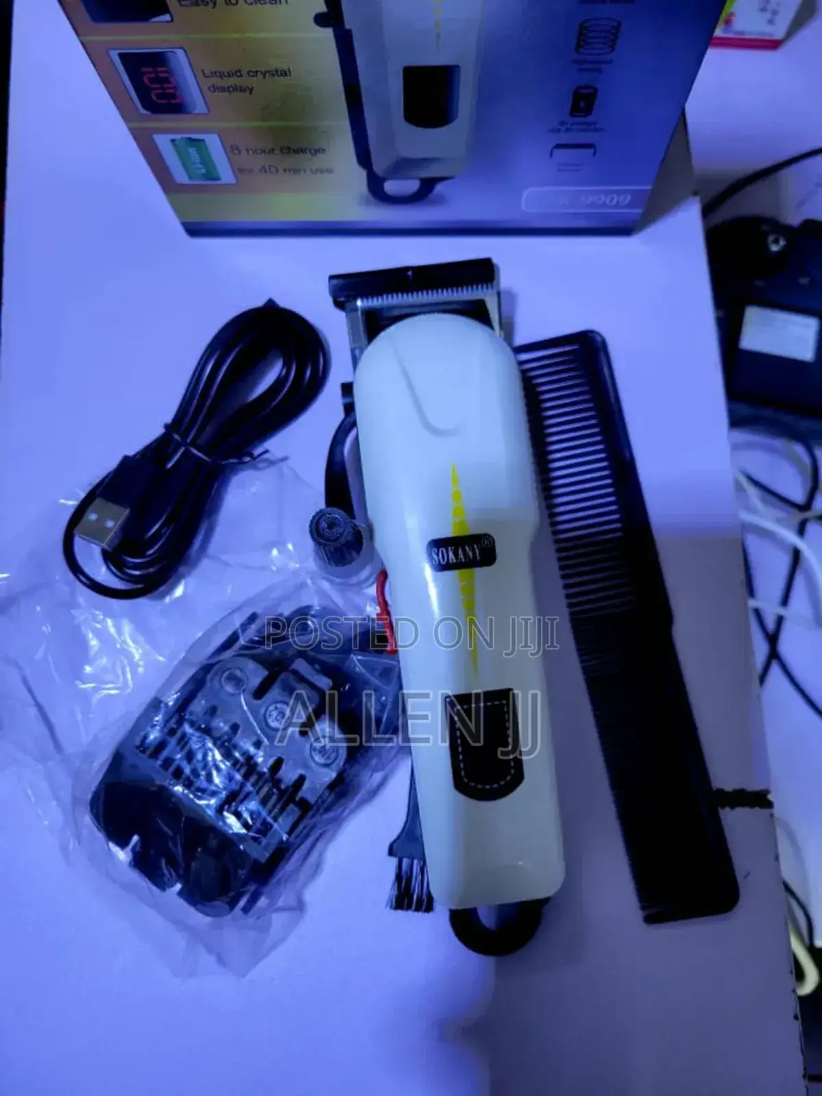 Sokany Rechargeable Hair Clipper.