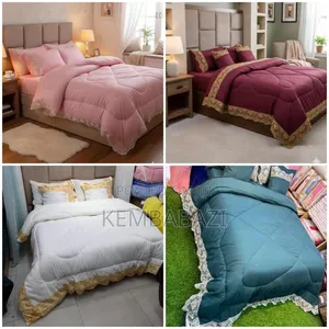 6pieces Plain Duvets (5*6, 6*6 and King Size)
