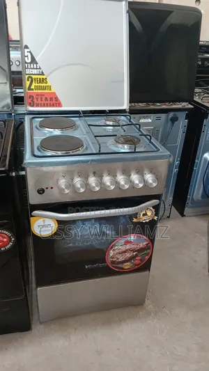 Blue Flame Cooker 2 Gas + 2 Electric With Electric Oven
