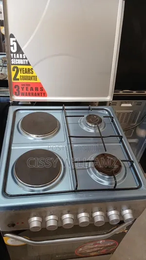 Blueflame Cooker 60x60cm 2 Gas + 2 Electric With Electric Oven
