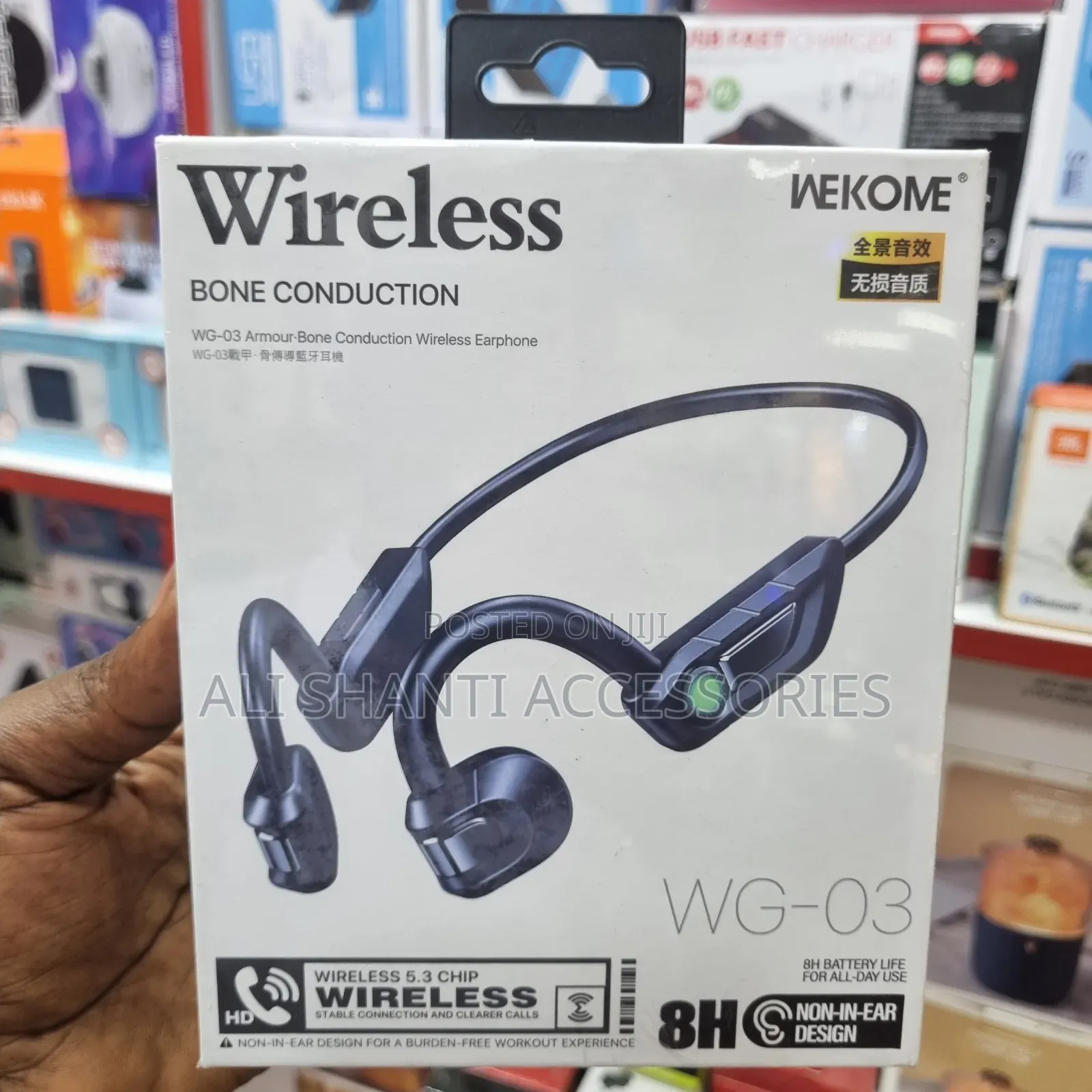 Bone Conduction Wireless Headset Wg-03