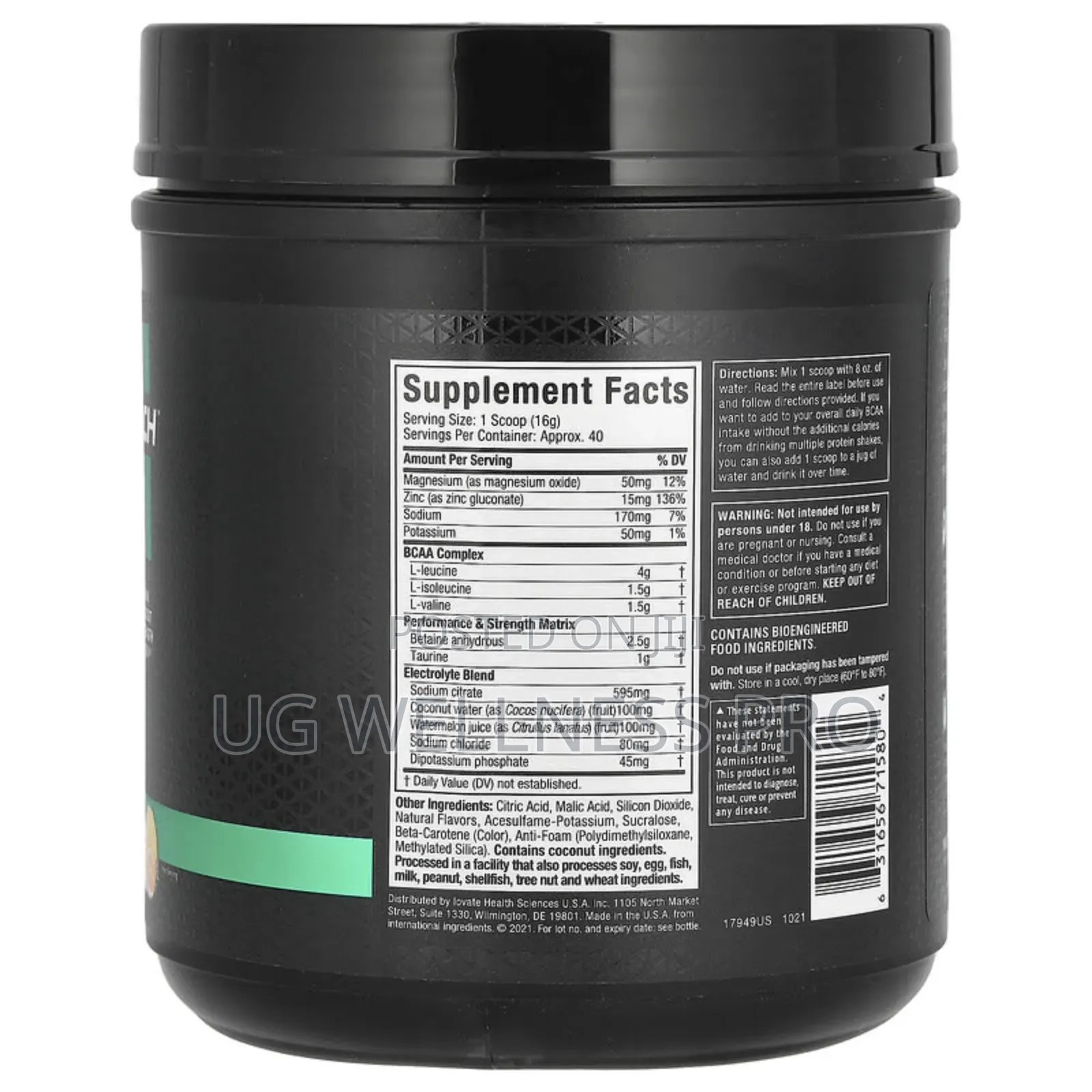 Muscletech, Amino Build, Tropical Twist, 21.64 Oz (614 G)