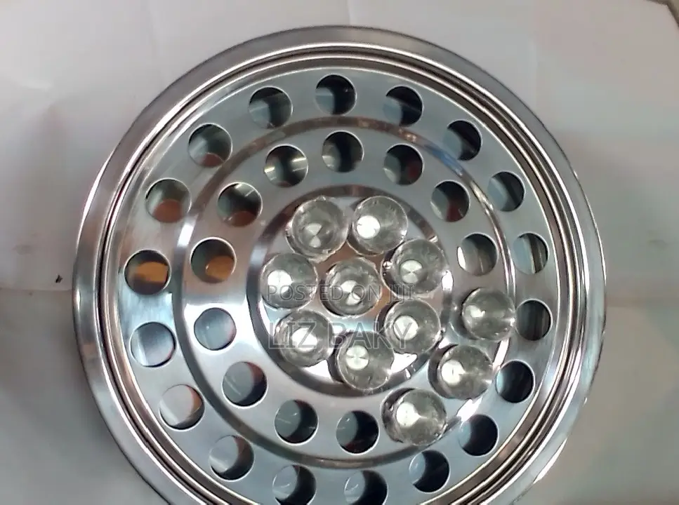 Stainless Steel/Metallic Cups and Tray for Holy Communion.