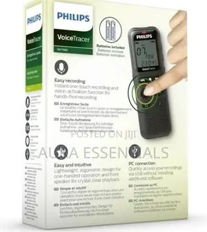 Philips Voicetracer Dvt1160 Audio Recorder
