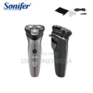 Sonifer Sf-9601 Wet Dry Electric Shaver – Triple Rotary Heads,500mah