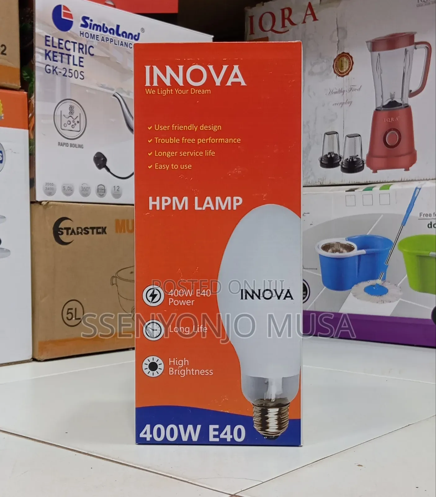 Innova 400w HPM Bulb – High-Performance Industrial Lighting
