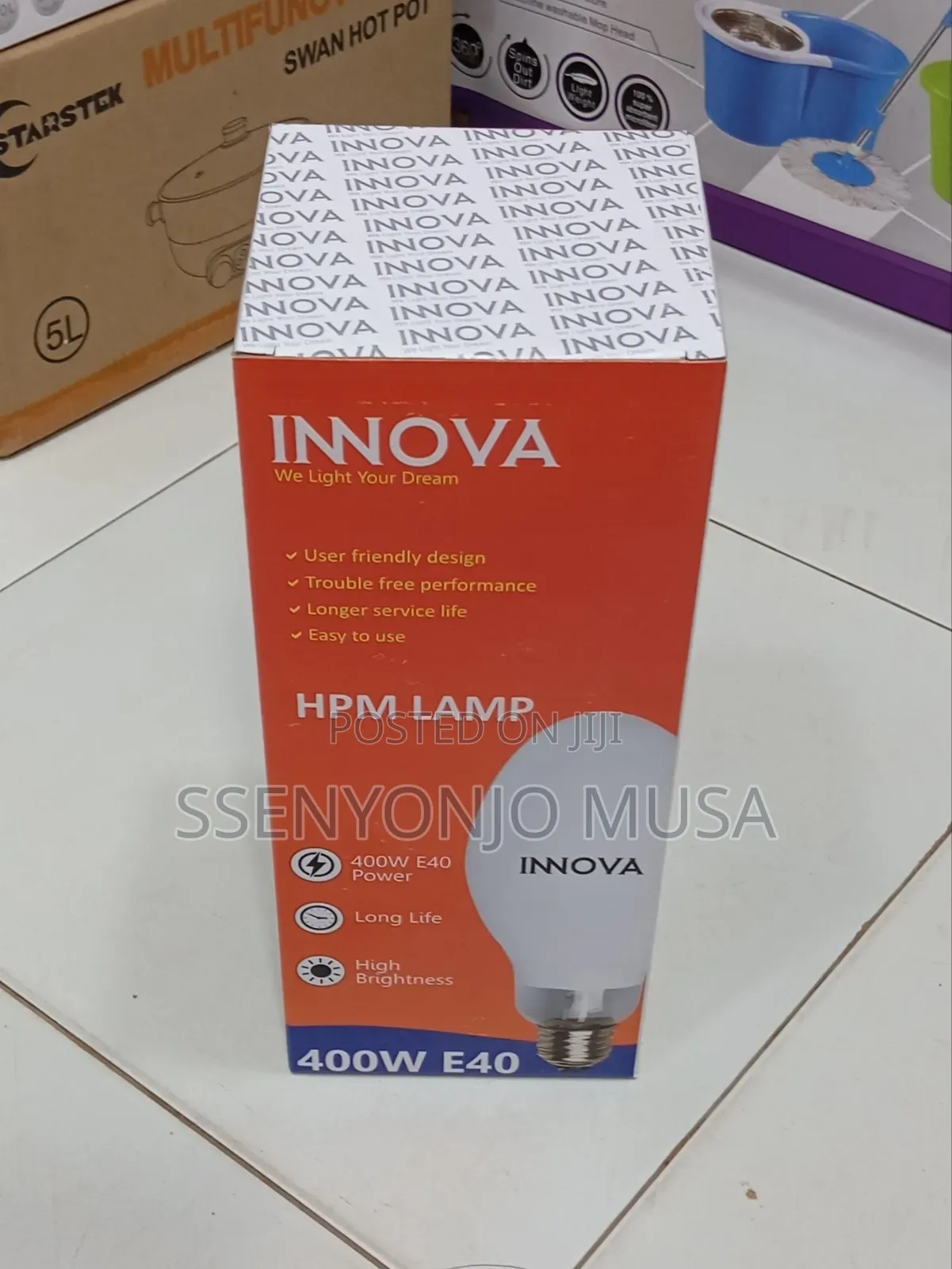 Innova 400w HPM Bulb – High-Performance Industrial Lighting