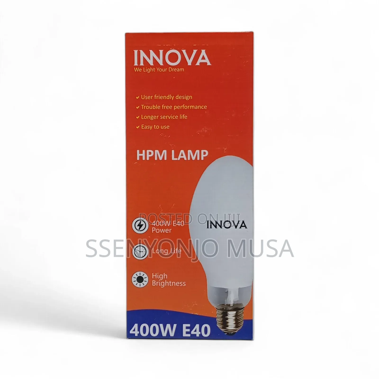Innova 400w HPM Bulb – High-Performance Industrial Lighting