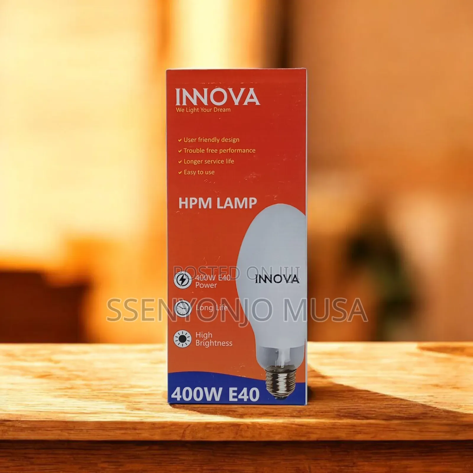 Innova 400w HPM Bulb – High-Performance Industrial Lighting