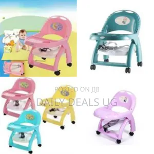 Baby Kids Fold-able Seat Dining Chair And Table Multi-function