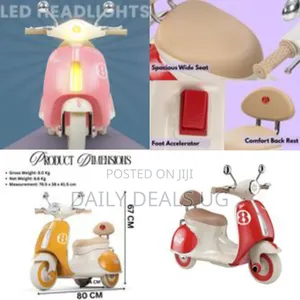 Creations Vintage Rechargeable Battery Operated Ride-on Scooter