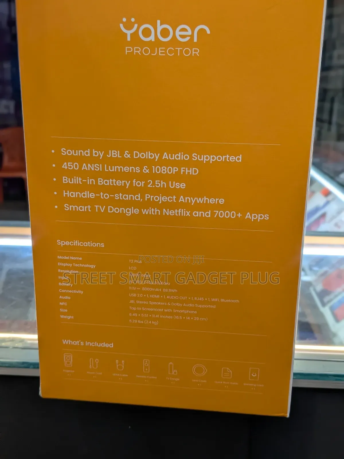 Yaber Project T2 Plus Smart Projector