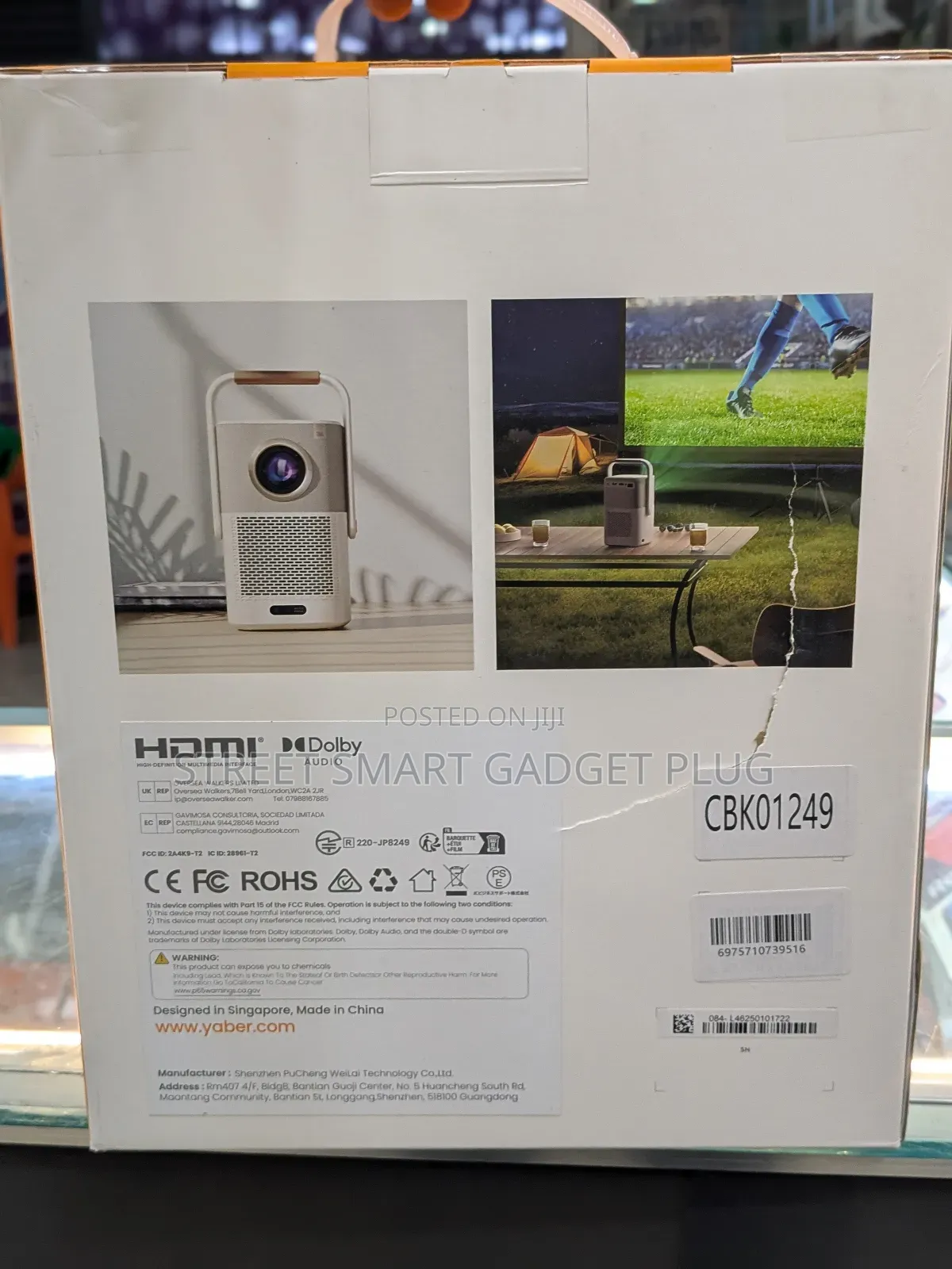 Yaber Project T2 Plus Smart Projector