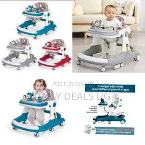Baby Walker With Wheels,3 in 1 Learning Walker, Seat or Push Behind