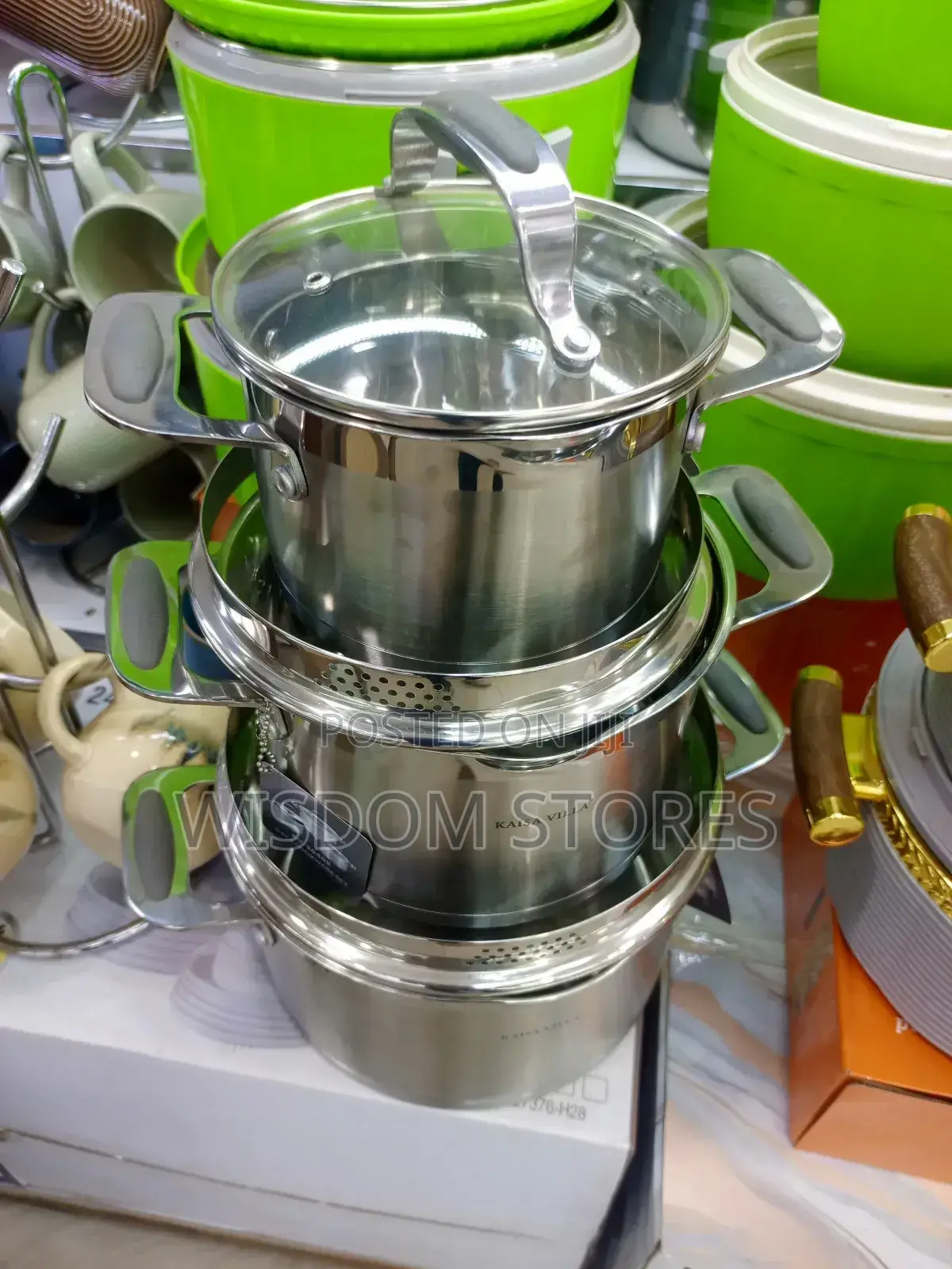 Kaisa Villa Stainless Steel Casserole Pots