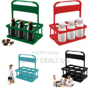6-Holes Folding Bottle Holder Organizer Stand Bottle Display Cup