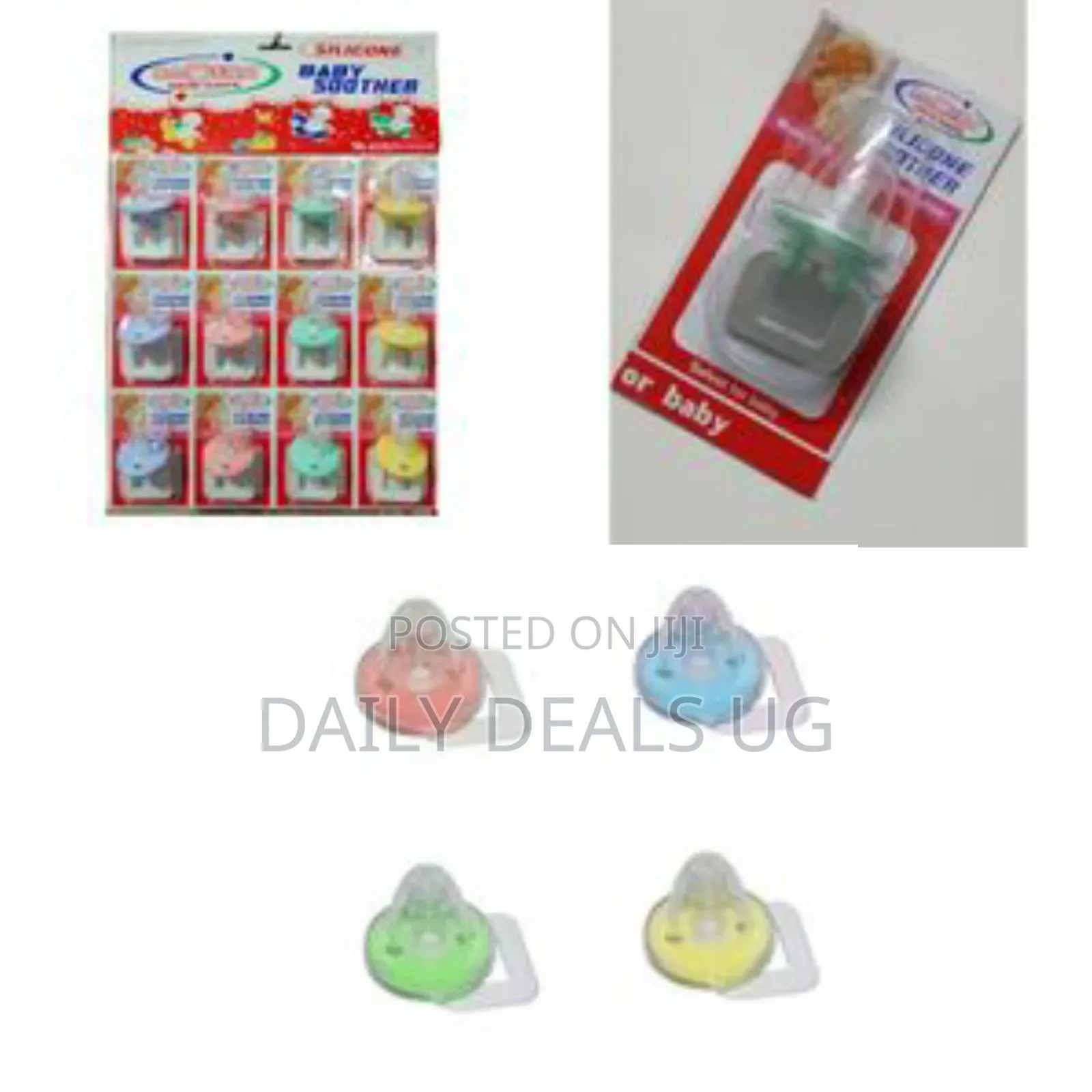 Silicone Newborn Baby Pacifier Nipple Soother Teats- Multi-Colours