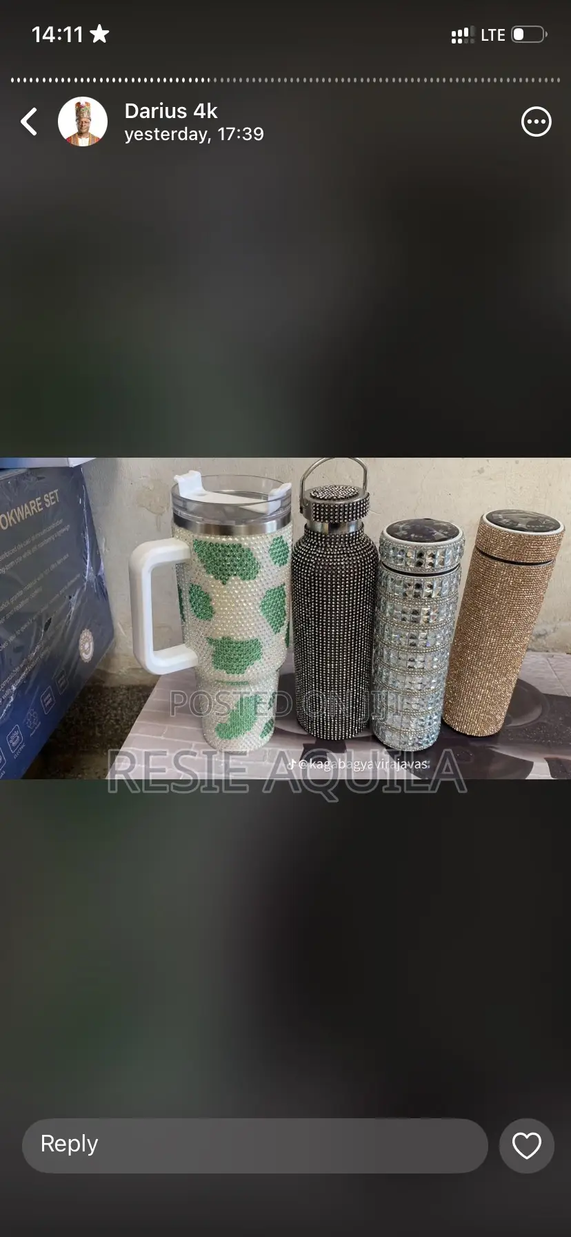 Glittering Cups