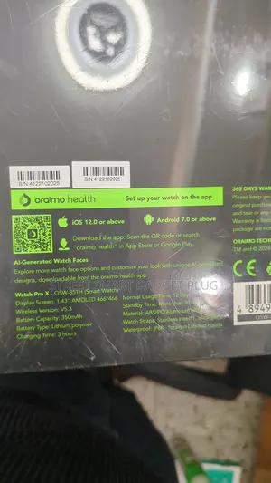 Oraimo Watch Pro X Smart Watch