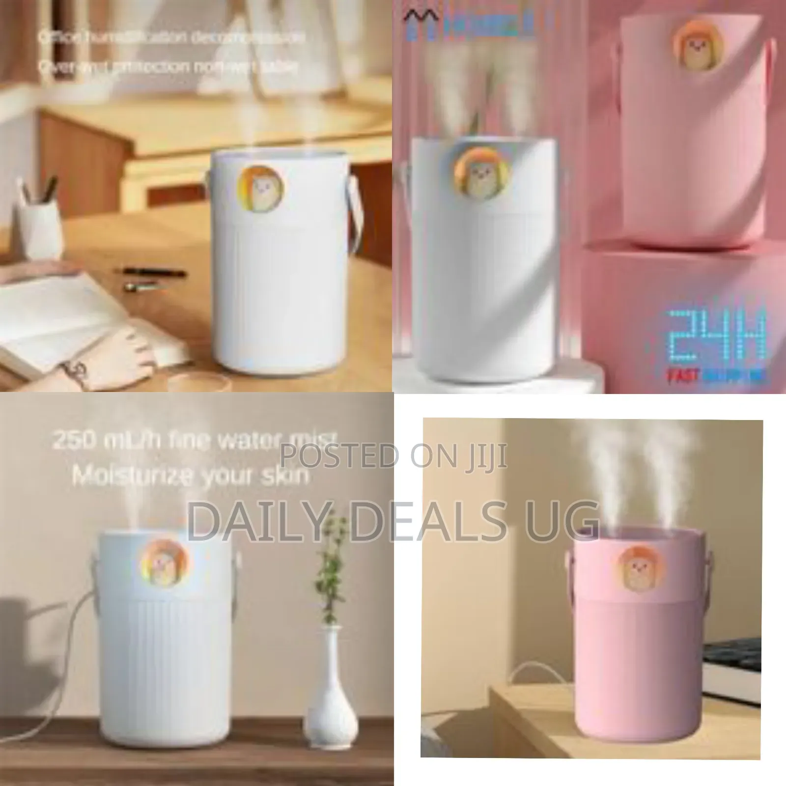 Mini Mute Multifunctional Humidifier Large Capacity Office Suitable