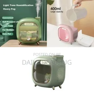 Wireless/Usb Cute Double Nozzle Air Humidifier 500ml Home