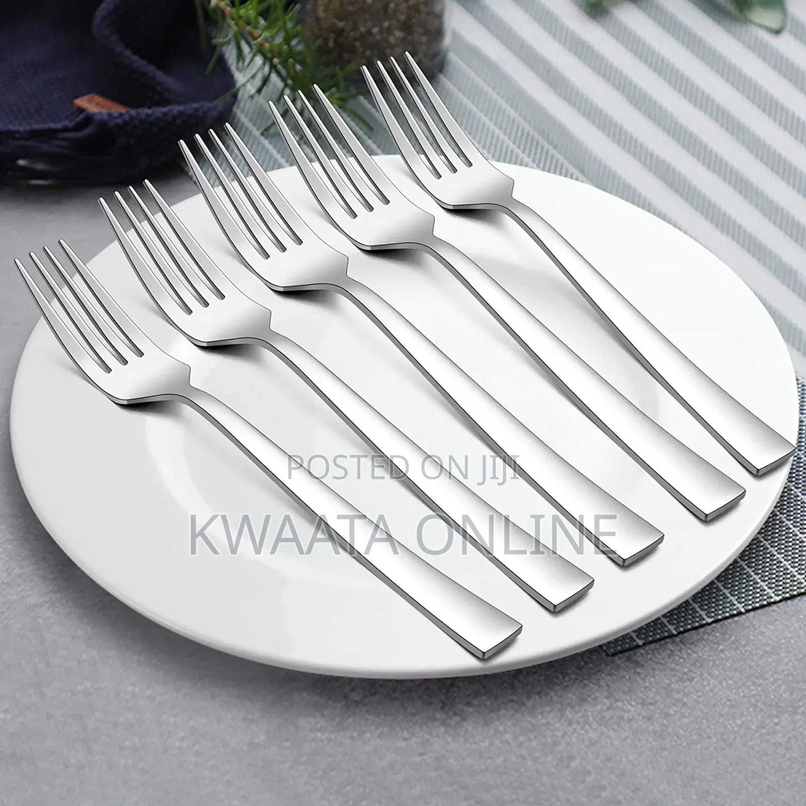 24pc Flatware Cutlery Set Stainless Steel Dinnerware Knife Fork Spoon