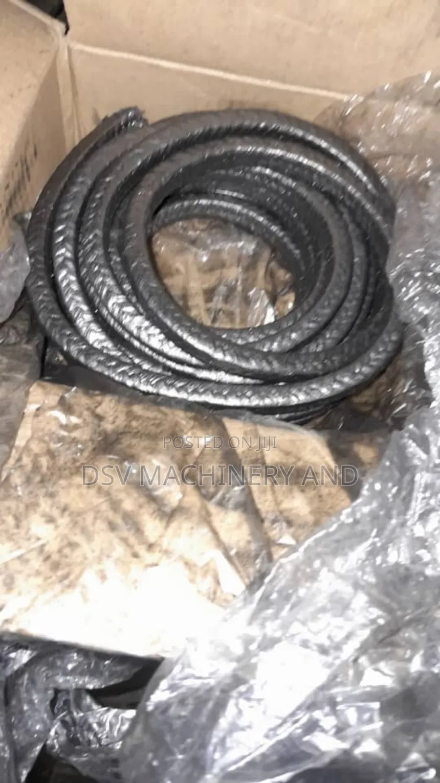Gland Packaging Cotton Ropes 10mm Black