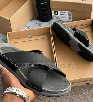 Clarks X Leather Comfort Sandals