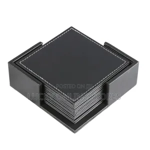 Kingfom Drinks Coasters With Holder