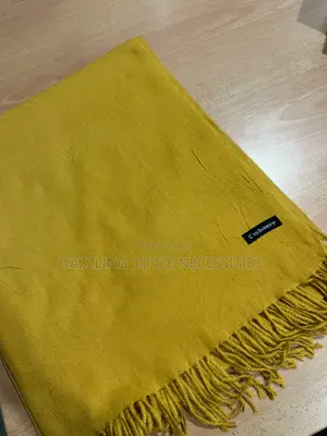 Mellow Cashmere Woolen Scarf - Mustard