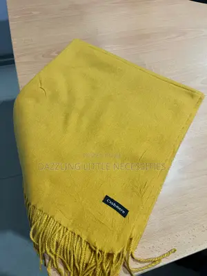 Mellow Cashmere Woolen Scarf - Mustard