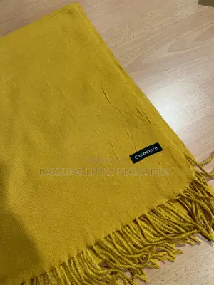 Mellow Cashmere Woolen Scarf - Mustard