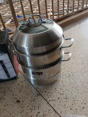 36cm Stainless Steel 3multi-Tier Food Steamer Pot(Non Electric)