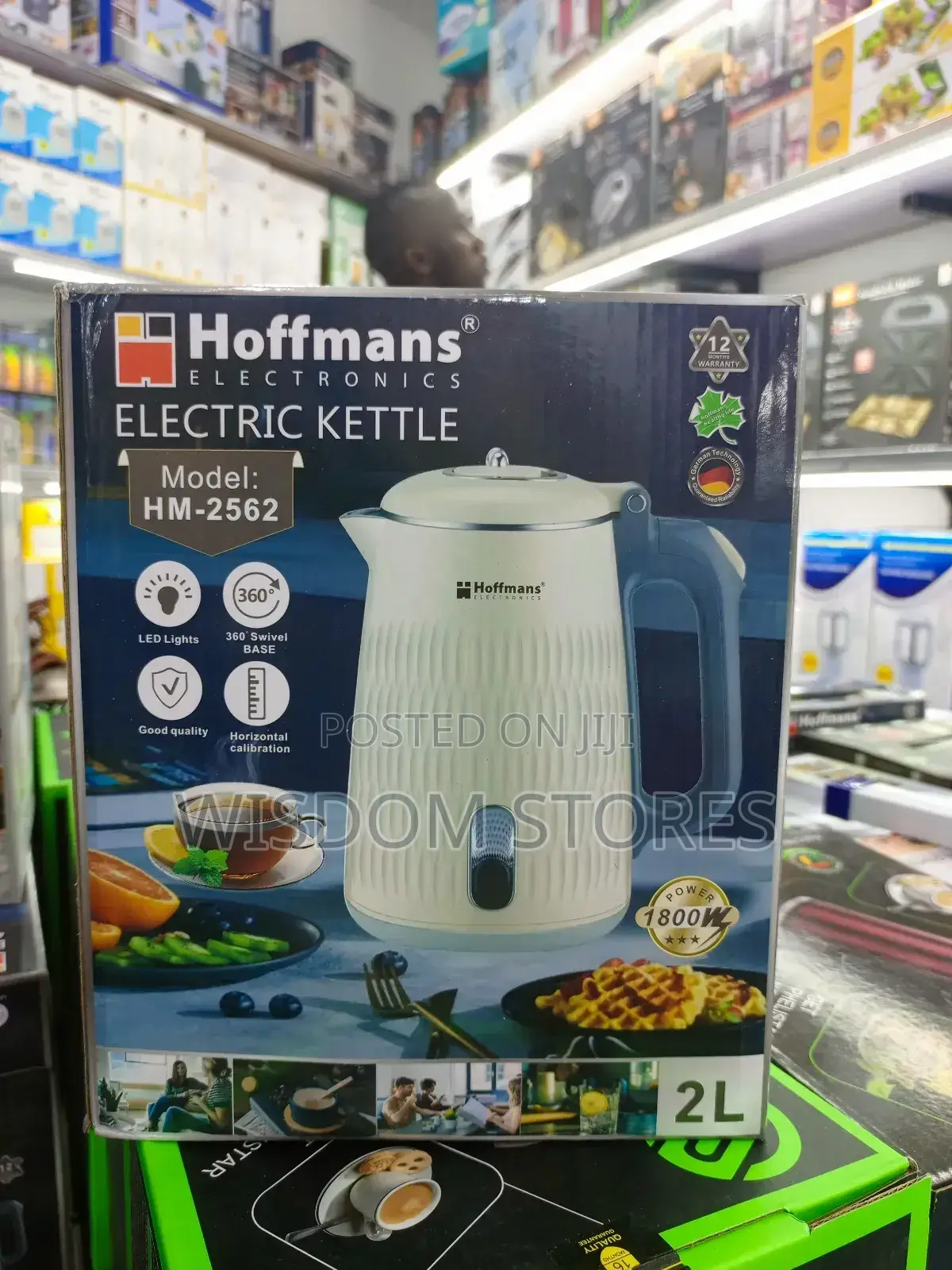 Hoffmans Electric Kettle, Model Hm-2562.