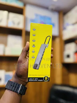 Type C Usb Hub 8 in 1 Adapter
