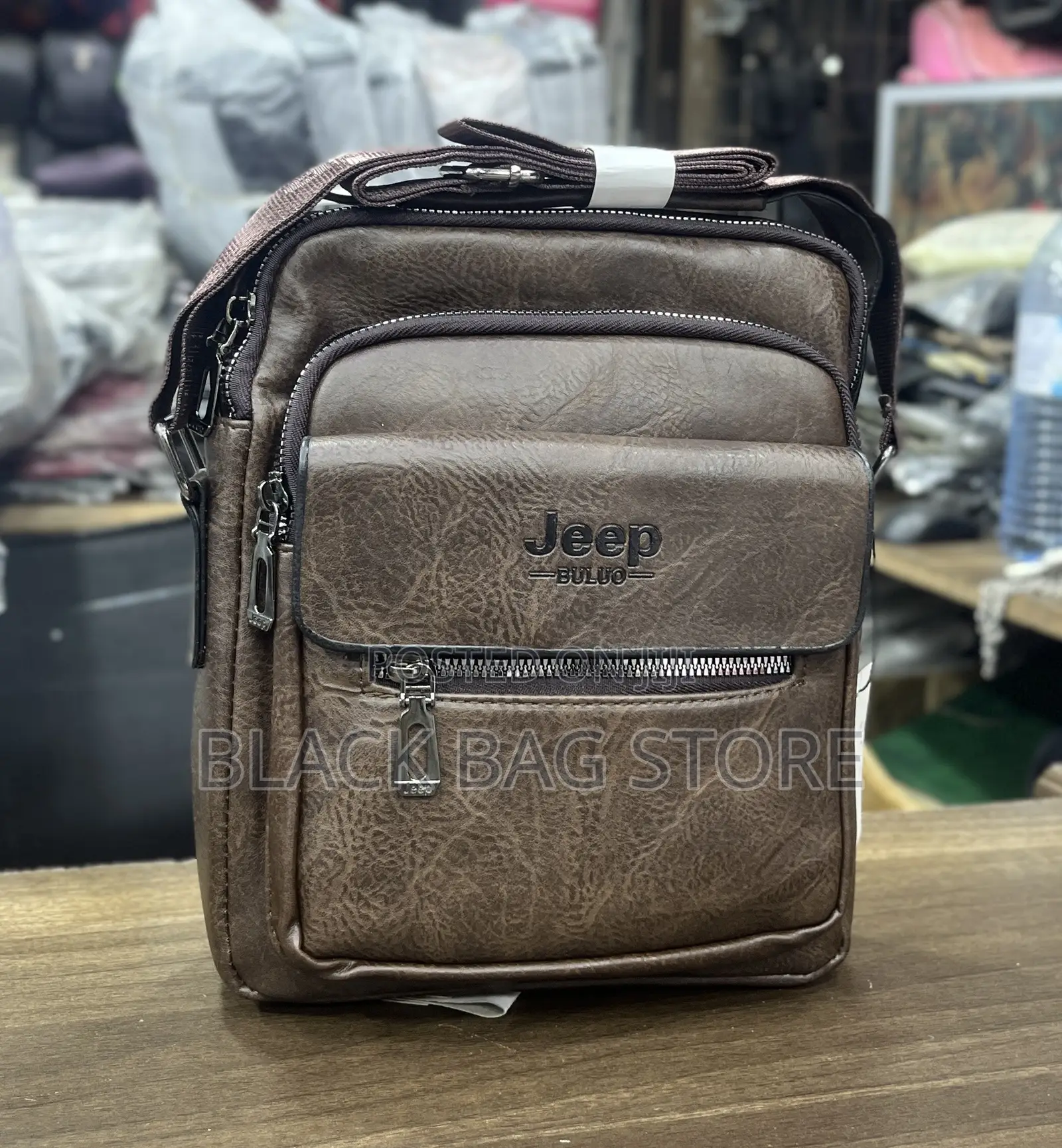 Jeep Pu Leather Bag