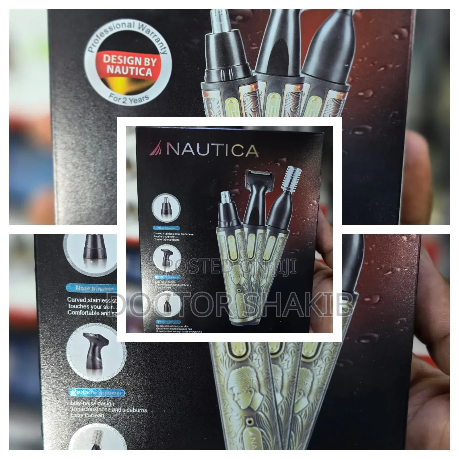 Nautica 3-in-1 Rechargeable Professional Hair Trimmer.