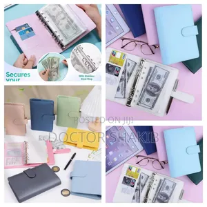Brandnew A5 Refillable 6-Ring Leather Binder Notebook Cover