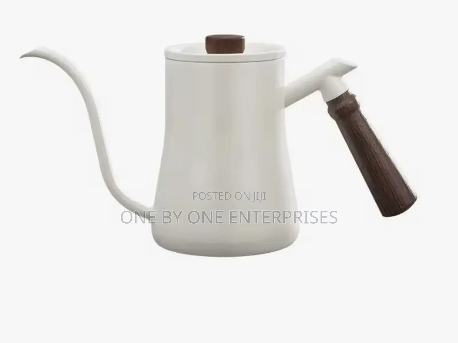 Steel Wooden Handle Coffee Pot Swan Neck Kettle Coffee Maker.