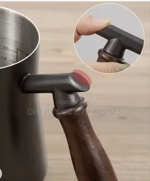 Steel Wooden Handle Coffee Pot Swan Neck Kettle Coffee Maker.