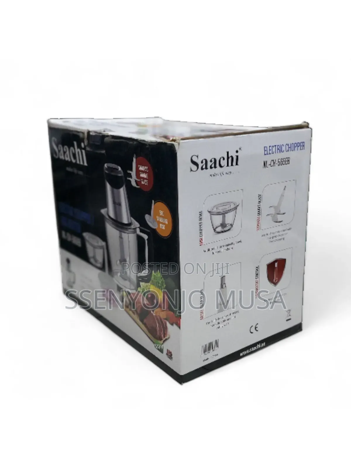 Saachi Double Blade Electric Chopper/Egg Nl-Ch-565eb