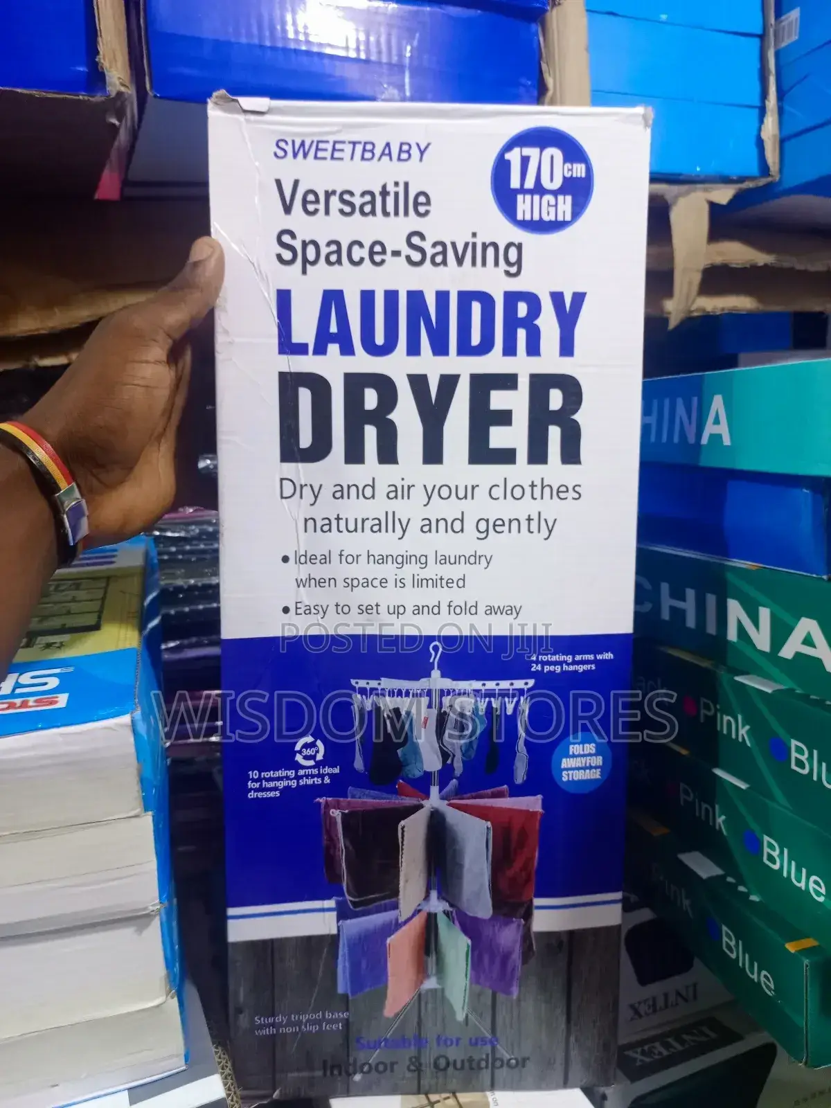 Space-Saving Laundry Dryer.